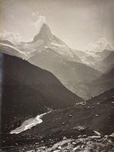 Vittorio Sella, “Matterhorn, da Findelen”, 1887, Vittorio Sella, “Matterhorn, from Findelen,” 1887